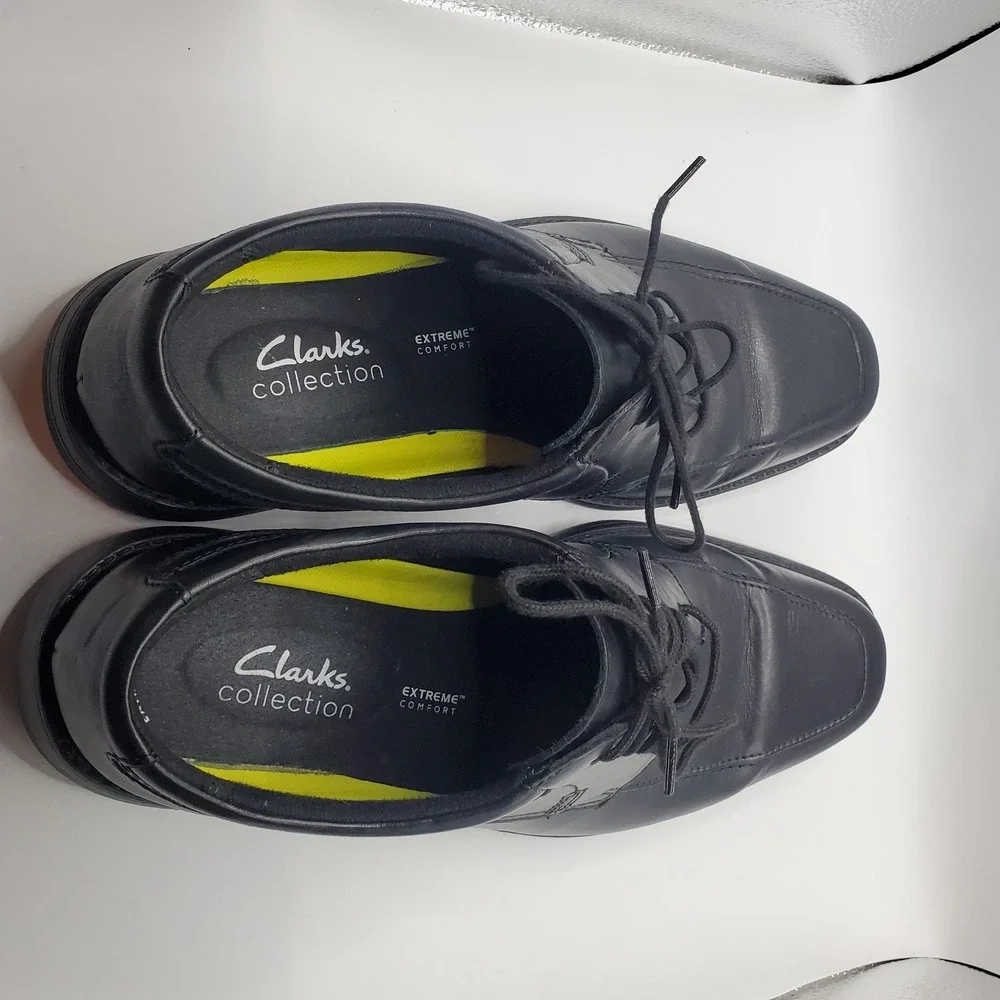 Clarks‎ Collection Men's Extreem Comfort Dress Shoes Soft Cushion Size 10.5